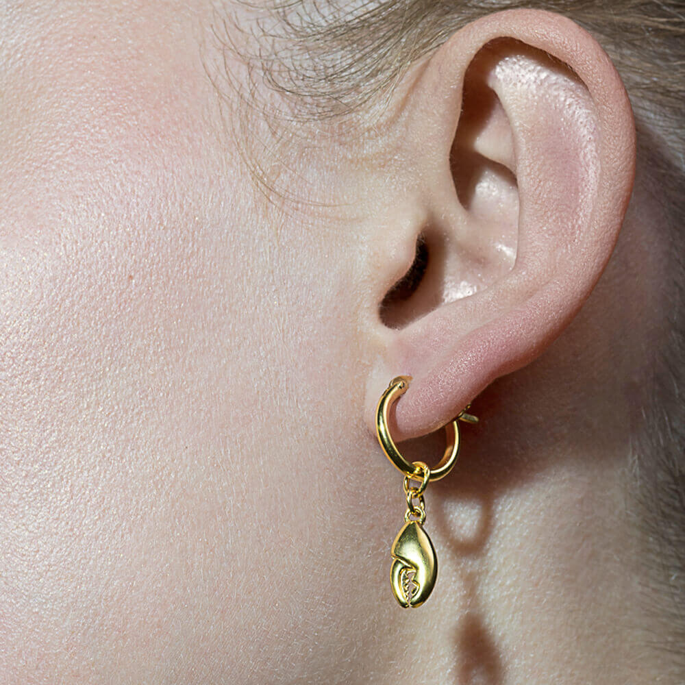 True Rocks Crab Claw Single Earring in Gold Mens Jewellery Earrings and ear cuffs Metallic for Men 